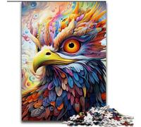 Puzzles pour Adultes 1000 pièces Art Fantasy Eagle Puzzle Jeu décoratif à Faire soi-même Stimulant, Jouet interactif Familial (Taille : 26x38cm)