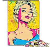 Puzzles pour Adultes 1000 pièces Art Girl, Jouets éducatifs, Jeux Anti-Stress, Interaction Parent-Enfant (Taille 50x75cm)