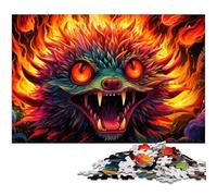 Puzzles pour Adultes 1000 pièces Art Hérisson Puzzles colorés Décoration d'intérieur et Jeu Familial interactif, 26x38cm / 10,23x14,96 Pouces