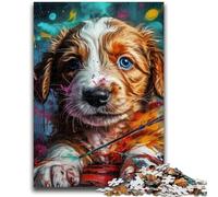 Puzzles pour Adultes 1000 pièces Art Labrador, Puzzles pour Adolescents, Apprentissage éducatif, idéal comme Cadeau pour Toute la Famille 50x75cm