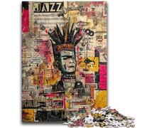 Puzzles pour Adultes 1000 pièces Art Moderne de Basquiat Jouets éducatifs éducatifs Jeux familiaux Renforcer l'amour Entre Les Couples 50x75cm