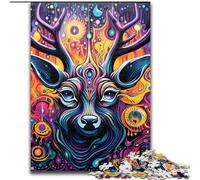 Puzzles pour Adultes 1000 pièces Art Moose Jigsaw Jeu de réflexion pour Adolescents, pour Une soirée de Jeux en Famille (Taille : 26x38cm)