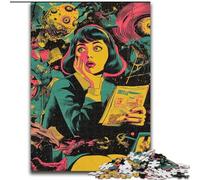 Puzzles pour Adultes 1000 pièces, Art psychédélique Difficile, Anti-Stress, défi Difficile, Cadeaux du Père Noël Secret, à partir de 14 Ans (Taille 50x75cm)