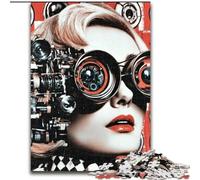 Puzzles pour Adultes 1000 pièces Art psychédélique Puzzle 1000 pièces Jeu d'activités familiales pour Adolescents, Décoration d'intérieur DIY Cadeau Casse-tête (Taille 26x38cm)