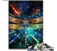 Puzzles pour Adultes 1000 pièces Art Star Libellule Jigsaw Activité à Domicile pour Les Vacances, Les Anniversaires et Les soirées de Jeux en Famille (Taille : 26x38cm)