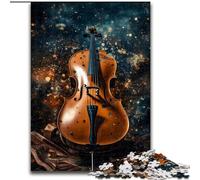 Puzzles pour Adultes 1000 pièces Art Star Violin Jigsaw Parfait pour Les Adolescents et Les Loisirs en Famille, pour Les Anniversaires (Taille : 50x75cm)