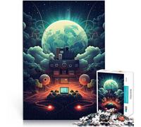 Puzzles pour Adultes 1000 pièces Art sur Internet Fabriqué en Carton pour Les 14 Ans et Plus Défi Difficile pour soulager Le Stress Cadeau pour Les Anniversaires。Taille：38x52cm/14.96x20.47pouce