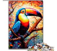 Puzzles pour Adultes, 1000 pièces Art Toucans Puzzle pour s'amuser en Famille Parfait pour Les Vacances, soirées de Jeux interactives (Taille : 26x38cm)
