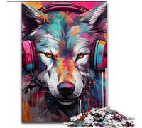 Puzzles pour Adultes, 1000 pièces Art Wolf Puzzles Difficiles pour Adultes Parfait pour Les Adolescents et Les Loisirs en Famille, pour Les Anniversaires (Taille 26x38cm)