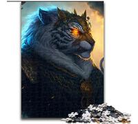 Puzzles pour Adultes 1000 pièces Astral Sorcerer Tigers, entraînez Votre Cerveau et Vos Mains Cadeaux d'anniversaire Uniques pour Les 14 Ans et Plus (Taille 50x75cm)