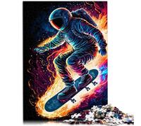 Puzzles pour Adultes 1000 pièces Astro en feu Puzzles Cadeaux Difficiles à compléter mais Amusants et Humoristiques 19,7 po x 29,5 po pour Les 14 Ans