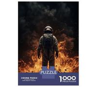 Puzzles pour Adultes 1000 Pièces Astronaut Catastrophe Puzzle Adulte Jeux Amusants Analyse Et Logique Idéal comme Cadeau pour Toute La Famille 38x26cm/1000pcs
