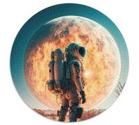 Puzzles pour Adultes 1000 pièces Astronaute sur Une Nouvelle planète Puzzle en Carton Un Casse-tête Stimulant à Faire soi-même, Un Jeu Familial Parfait ou Un Cadeau décoratif 67,5 x 67,5 cm