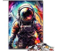 Puzzles pour Adultes 1000 pièces Astronautes artistiques Puzzle Jeu d'activité familiale pour Adolescents, Casse-tête Stimulant (Taille : 26x38cm)