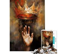 Puzzles pour Adultes 1000 pièces Atteindre la Couronne Stimule Le Cerveau Décoration Parfaite Jeux Amusants pour Les 14 Ans et Plus (50x75cm)