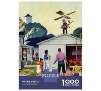 Puzzles pour Adultes 1000 Pièces Attempt to Fly Puzzles pour Adolescents Jeu Manuel Décoration Intérieure Cadeaux De Noël Et d'anniversaire 70x50cm/1000pcs