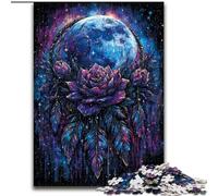 Puzzles pour Adultes 1000 pièces Attrape-rêves Mystique, Jeu Stimulant et Familial avec des pièces de Formes aléatoires entièrement emboîtables (Taille 50x75cm)
