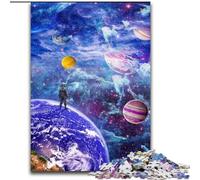 Puzzles pour Adultes 1000 pièces Au-delà de Notre Monde Puzzles en Bois Idéal pour la décoration de la Maison et du Bureau, Cadeau Parfait pour Un Anniversaire (Taille 50x75cm)