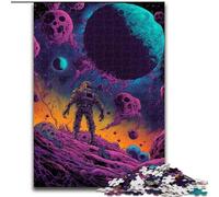 Puzzles pour Adultes 1000 pièces Aventurier de l'espace, Jeu Familial Anti-Stress, défi Difficile, Une œuvre d'art pour Les 14 Ans et Plus (Taille 26x38cm)