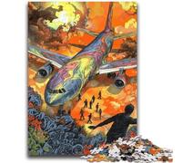 Puzzles pour Adultes 1000 pièces Avion Perdu Aidez Le Cerveau à exercer des Jouets addictifs pour cultiver la Patience Interaction Parent-Enfant 50x75cm