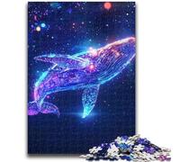 Puzzles pour Adultes 1000 pièces Baleine de l'espace Aidez Le Cerveau à exercer des Jouets addictifs pour cultiver la Patience Une œuvre d'art 50x75cm