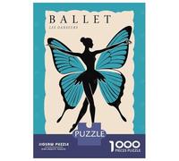 Puzzles pour Adultes 1000 Pièces Ballet Les Danseurs Puzzles pour Adolescents Découpe De Précision Difficulté Et Défi Cadeaux d'anniversaire Et Cadeaux Uniques 38x26cm/1000pcs