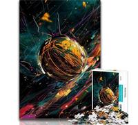 Puzzles pour Adultes 1000 pièces Basketball Teen Jigsaw Relax Games est Un pour Toute la Famille 75x50cm