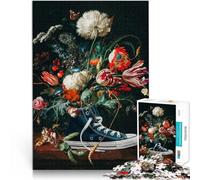 Puzzles pour Adultes 1000 pièces Baskets Fleuries II Entraînez Votre Cerveau et Vos Mains Améliorer la mémoire 75x50cm