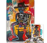 Puzzles pour Adultes 1000 pièces Basquiat Robot Puzzles pour Adolescents, idéal comme Cadeau pour Toute la Famille Convient aux Enfants de 14 Ans et Plus (Taille 38x26cm)