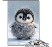 Puzzles pour Adultes 1000 pièces Bébé Pingouin, Éléphant Jouet Jeu Intellectuel Cadeau d'anniversaire, Cadeaux, Décoration Murale pour 14 Ans et Plus (Taille 26x38cm)