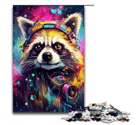 Puzzles pour Adultes 1000 pièces Bébé Robot Raton Laveur par SplattersLots de Puzzles épais et colorés Jeu Jouets Drôle 75x50cm
