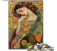 Puzzles pour Adultes 1000 pièces Belle Femme endormie Défi d'intelligence cérébrale Jouets addictifs Cadeau d'anniversaire, Cadeaux, Décoration Murale (Taille 26x38cm)