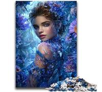 Puzzles pour Adultes 1000 pièces Belle Femme pour 14 Ans et Plus Jeu de défi Unique Jeux de Famille Cadeaux d'anniversaire de Noël 50x75cm