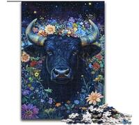 Puzzles pour Adultes 1000 pièces Black Yak, Jeu Familial Anti-Stress, défi Difficile, renforce l'amour Entre Couples 50x75cm