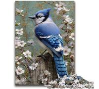 Puzzles pour Adultes 1000 pièces Blue Bird Brain Intelligence Challenge Jouets addictifs Cadeau d'anniversaire, Cadeaux, Décoration Murale 26x38cm