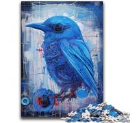 Puzzles pour Adultes 1000 pièces Blue Bird Jeu éducatif Familial Offrez-Vous des Cadeaux pour Toute la Famille à partir de 14 Ans 50x75cm