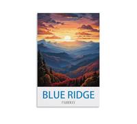 Puzzles pour Adultes - 1000 pièces - Blue Ridge Parkway - Jeu éducatif - 38 x 26 cm