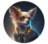 Puzzles pour Adultes, 1000 pièces, Boss Chihuahua, Casse-tête Stimulant pour Adultes - Jouet Relaxant pour Adolescents (67,5 x 67,5 cm)