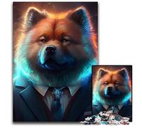 Puzzles pour Adultes 1000 pièces Boss Dog, Puzzles Difficiles, idéal pour Les Amoureux, Cadeau Parfait pour Noël, Le Nouvel an, la Saint-Valentin 26x38cm/10,23x14,96 Pouces