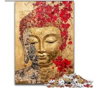 Puzzles pour Adultes 1000 pièces Bouddha Art, pour Les 14 Ans et Plus pour Un Jeu éducatif défi Jouet Cadeau pour Les Anniversaires (Taille 50x75cm)