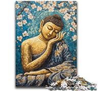 Puzzles pour Adultes 1000 pièces Bouddha endormi Art Jeu Familial Soulagement du Stress Défi Difficile Collection d'artistes, Beaux-Arts 50x75cm