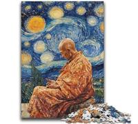Puzzles pour Adultes 1000 pièces Bouddha endormi Art pour 14+ Jeu de défi Unique Jeux en Famille Cadeaux d'anniversaire de Noël 50x75cm