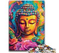 Puzzles pour Adultes 1000 pièces Bouddha Fantastique, Amusant en Famille, idéal comme Cadeau pour Toute la Famille, à partir de 14 Ans, 26x38cm
