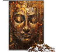 Puzzles pour Adultes 1000 pièces Bouddha Peinture à l'huile, pour Les 14 Ans et Plus pour Un Jeu éducatif Défi Jouet Cadeau pour Les Anniversaires (Taille 26x38cm)