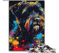 Puzzles pour Adultes 1000 pièces Bouvier des Flandres, Puzzles artistiques pour Adolescents, Jouets stimulants (Taille 50x75cm)