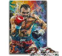 Puzzles pour Adultes 1000 pièces Boxer Brain Intelligence Challenge Jouets addictifs Cadeau d'anniversaire, Cadeaux, Décoration Murale 50x75cm