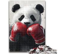 Puzzles pour Adultes 1000 pièces Boxer Panda Anti-Stress Défi Difficile Convient pour la décoration de Bureau 26x38cm