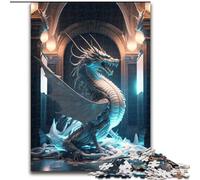 Puzzles pour Adultes 1000 pièces Brave Dragon, Jeu Familial Anti-Stress, défi Difficile, Une œuvre d'art pour Les 14 Ans et Plus (Taille 26x38cm)