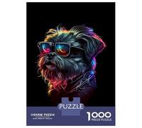 Puzzles pour adultes, 1000 pièces Brussels Griffon Puzzle pour adultes, Jouet, Décoration murale, Difficile, sophistiqué, Cadeau pour amis et famille 52 x 38 cm/1000 pièces