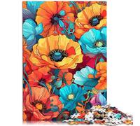 Puzzles pour Adultes 1000 pièces California Poppy Family Activity Jigsaw Puzzle de Noël Cadeaux 14,96 po x 20,47 po pour Adolescents Âge 14 Ans et Plus